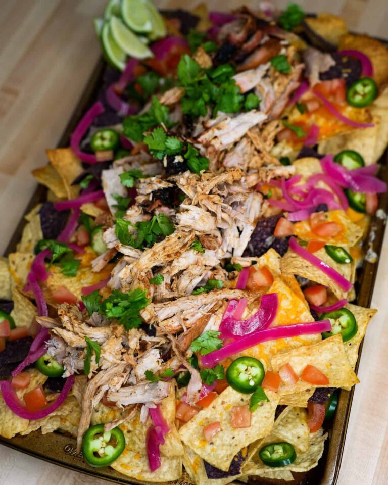 Pulled Pork Loin Nachos – Over The Fire Cooking