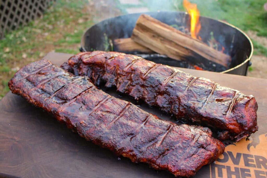 Huli Huli Ribs with Sriracha BBQ Sauce