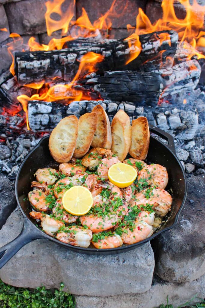 Garlic Shrimp Scampi – Over The Fire Cooking