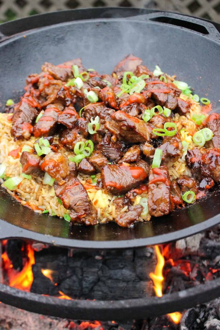 Garlic Teriyaki Steak Bites – Over The Fire Cooking