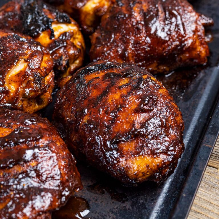 Smoked Chicken Thighs – Chiles and Smoke