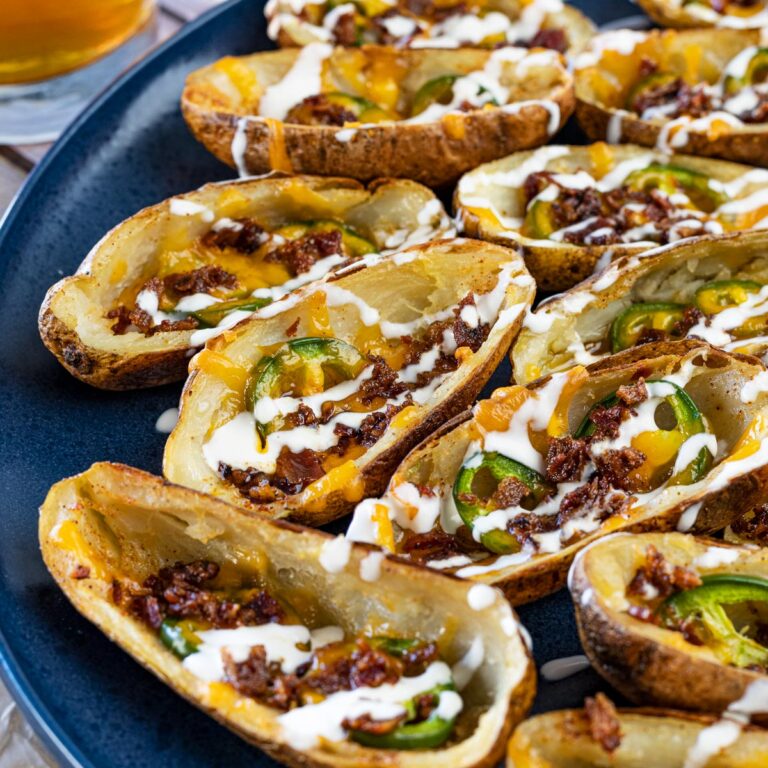 Smoked Potato Skins – Chiles and Smoke