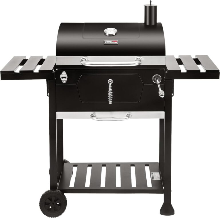 Royal Gourmet CD1824EN 24” Charcoal Grill Outdoor Smoke…