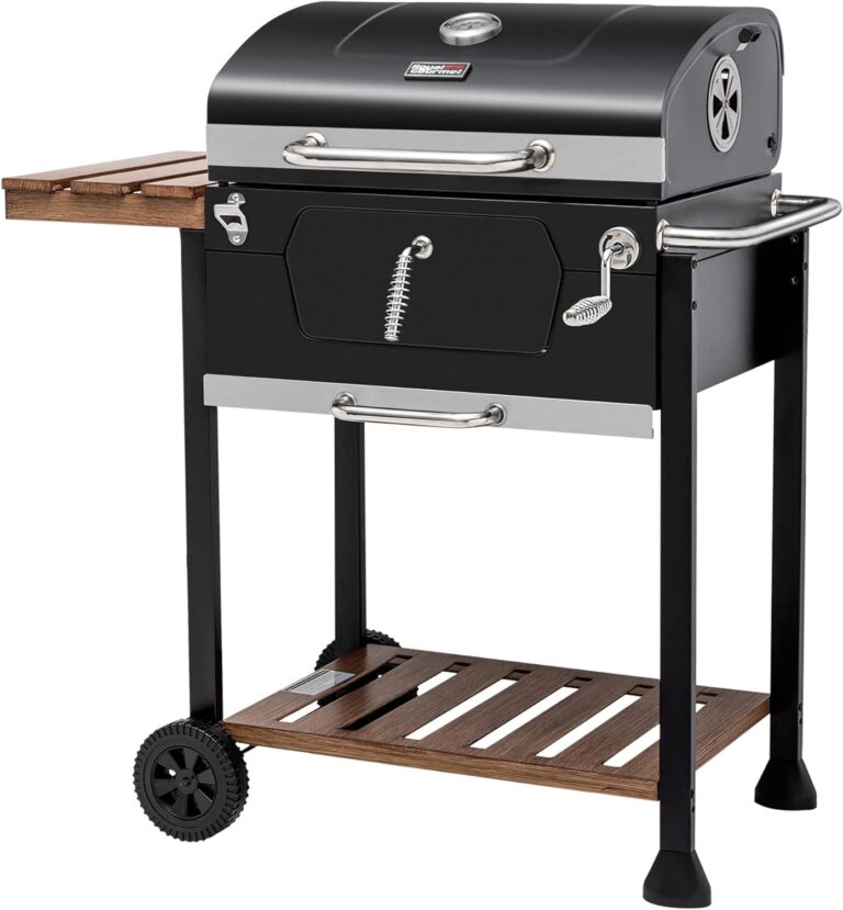Royal Gourmet CD1824M 24-Inch Charcoal Grill, BBQ Smoke…