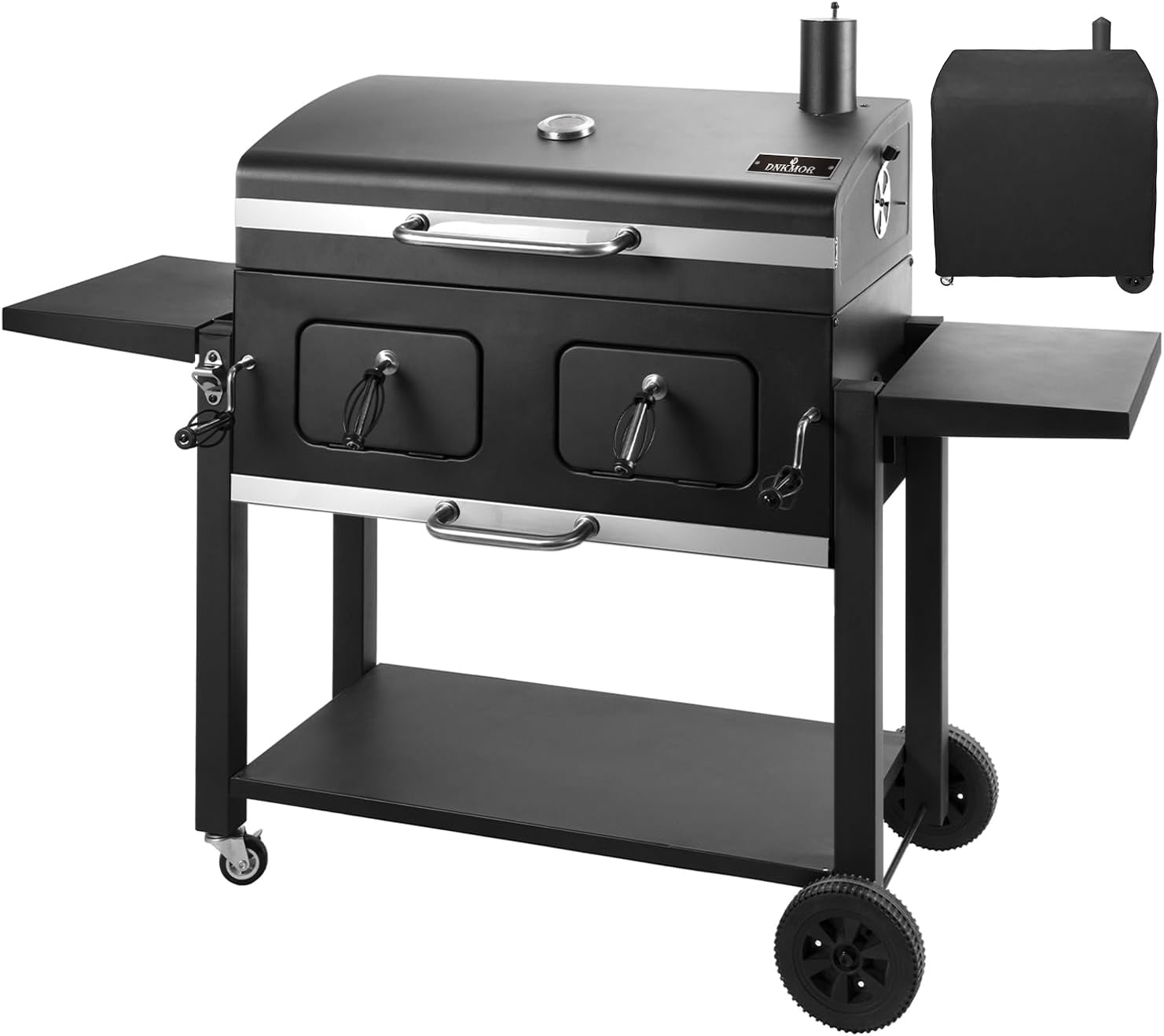 Charcoal Grill Outdoor BBQ Grill, Extra Large Cooking A…