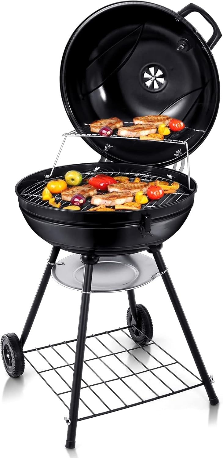 Charcoal Grill Kettle Barbecue Grills (22 Inch), Joyfai…