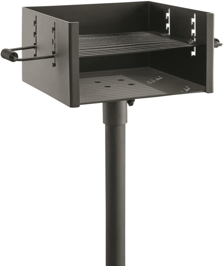 Guide Gear Heavy-Duty Park-Style Charcoal BBQ Grill for…
