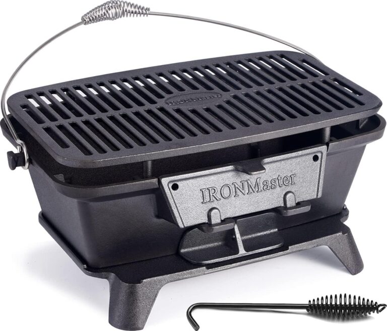 IronMaster Hibachi Grill Outdoor – Small Portable Charc…