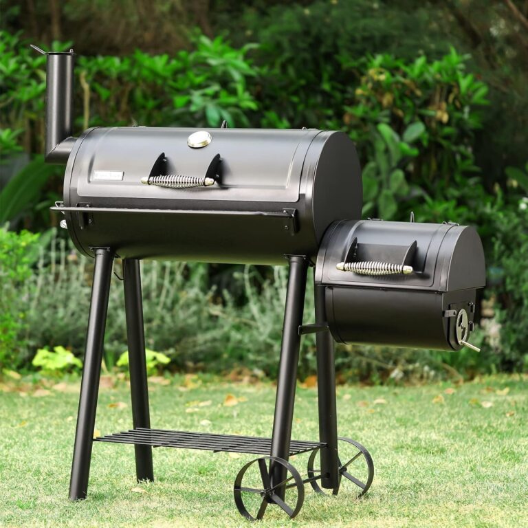 Sophia & William Charcoal Grill with Offset Smoker, 512…