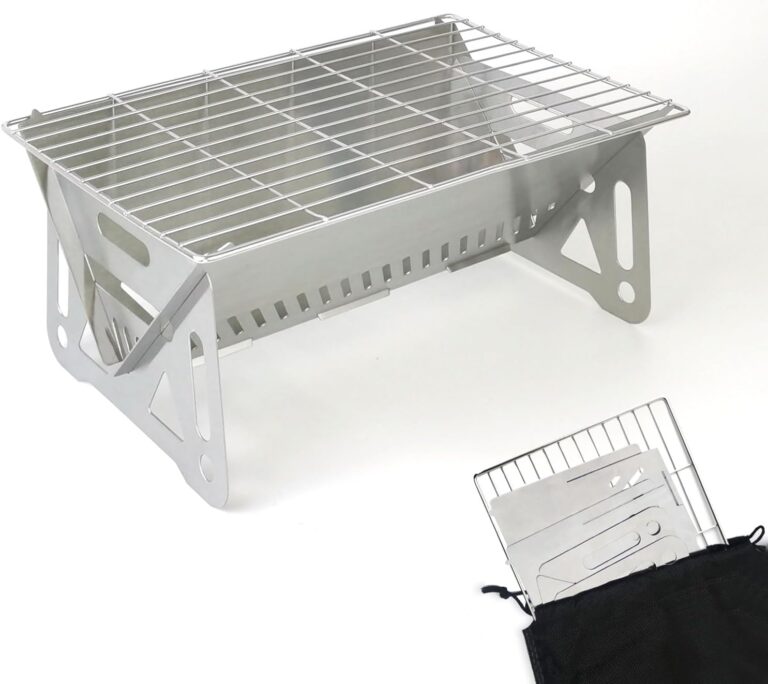 Mini Portable Charcoal Grill,Small BBQ Grill Tabletop F…