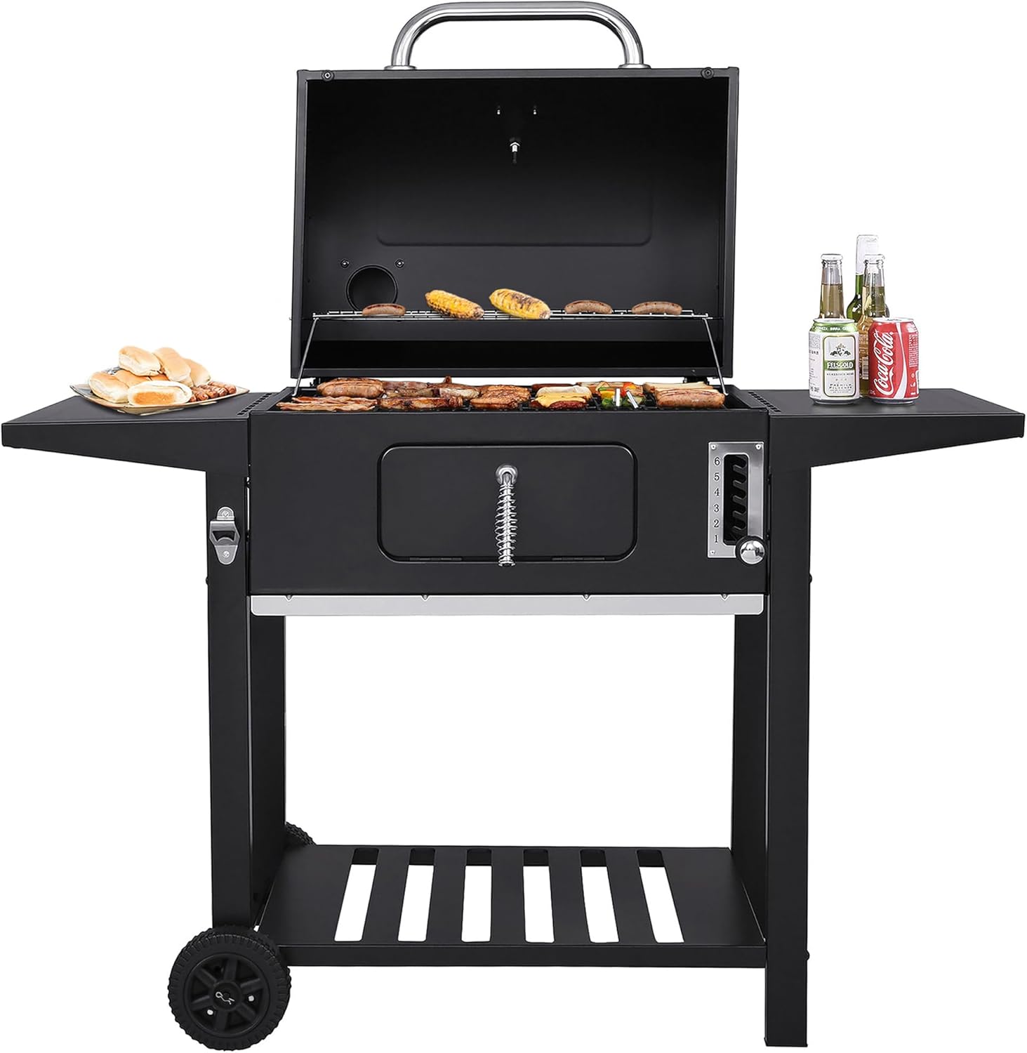 Royal Gourmet CD1824AX-N1 24-Inch Charcoal Grill with S…