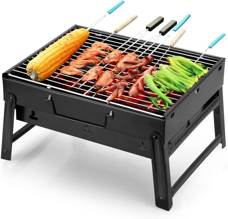 Barbecue Grill Portable BBQ Charcoal Grill Smoker Grill…