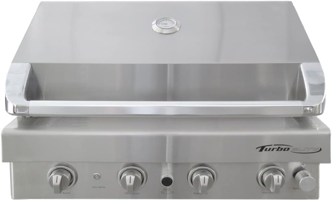 Barbeques Galore Turbo Elite 32-inch 4-Burner Built-in …
