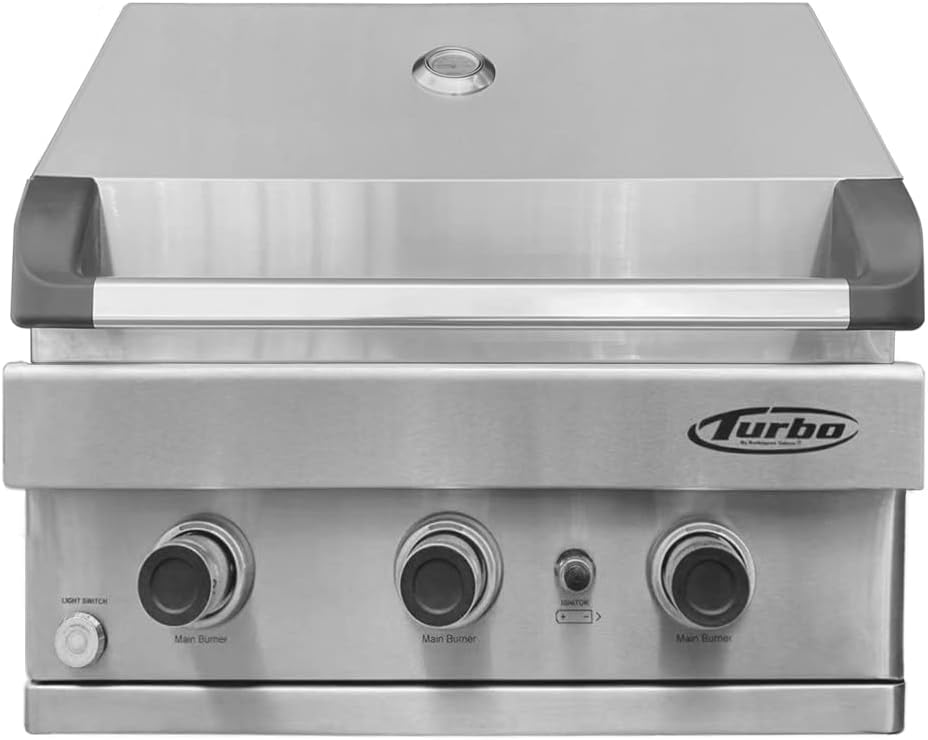Barbeques Galore Turbo 26-inch 3-Burner Built-in BBQ Ga…