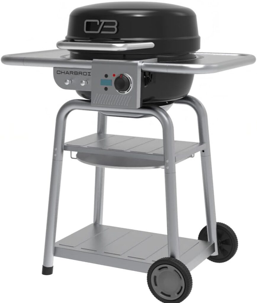 Bistro Pro Electric Grill & Griddle + Charcoal Mode, B…
