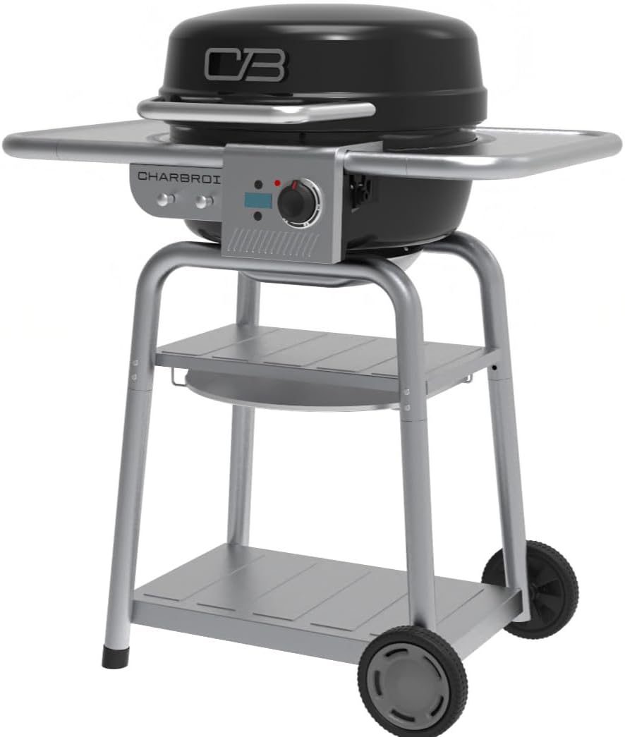 Bistro Pro Electric Grill & Griddle + Charcoal Mode, B…