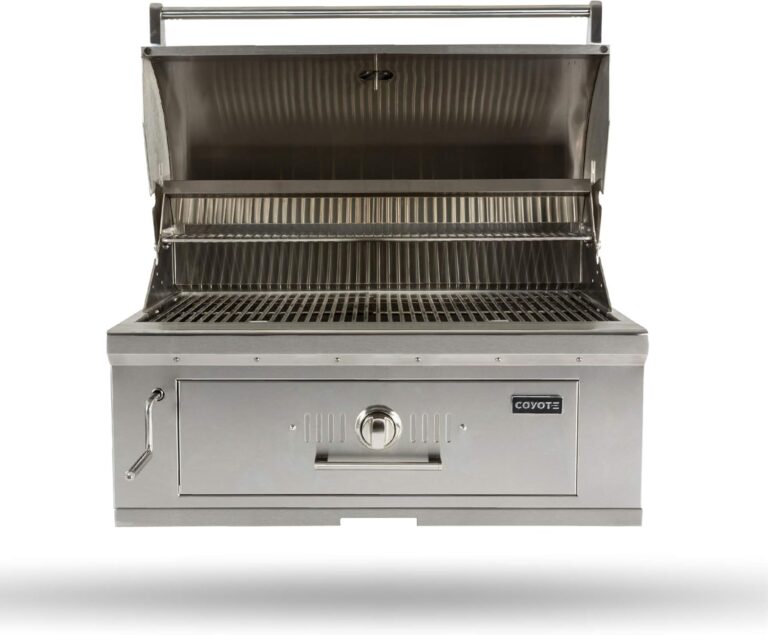 Coyote 36-Inch Built-in Charcoal Grill – C1CH36, Stainl…