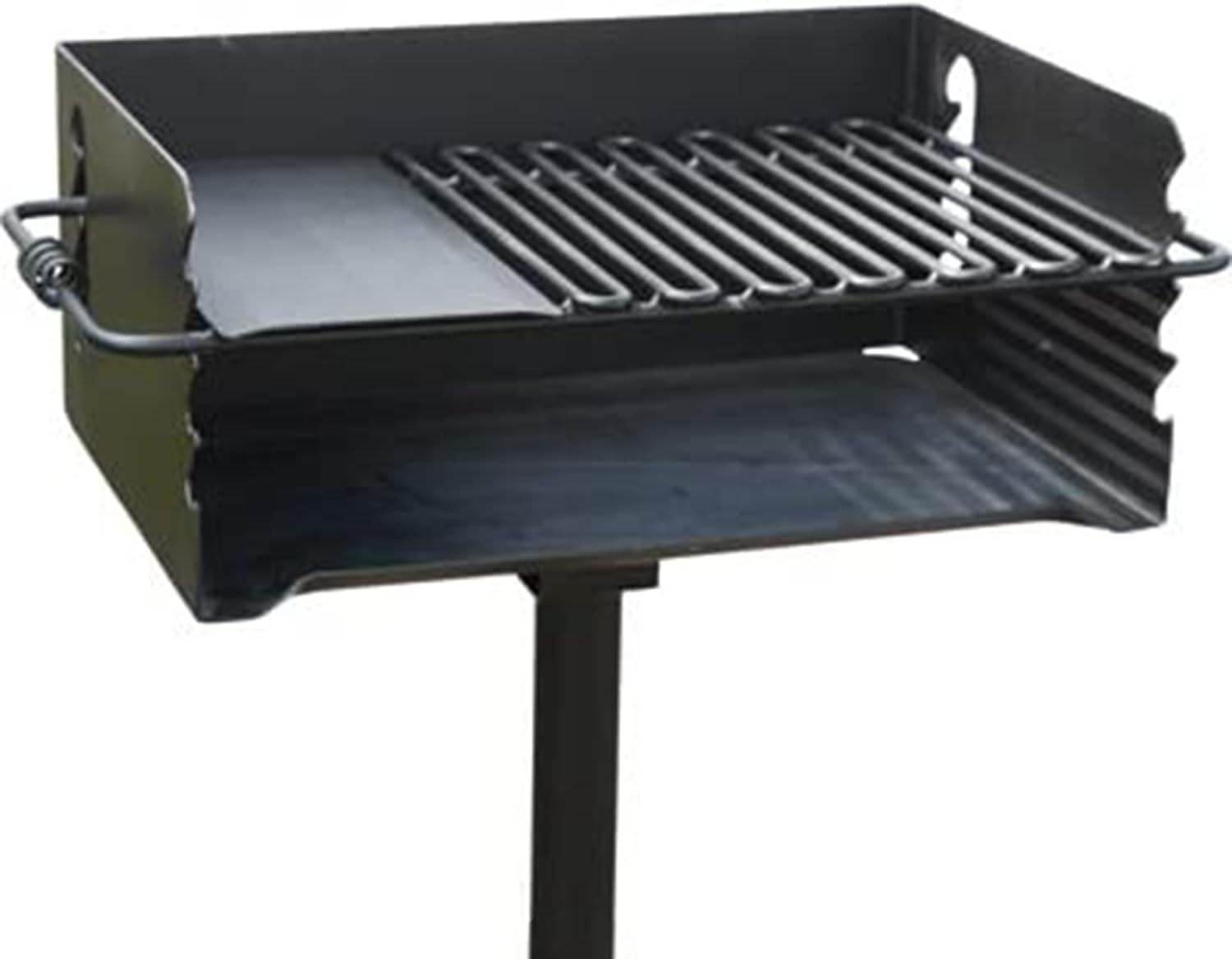 Pilot Rock 6 Pack Charcoal Grill, Jumbo Park Style Stee…