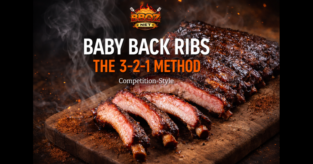 Competition-Style Baby Back Ribs — The 3-2-1 Method